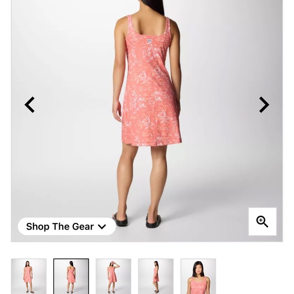 Columbia PFG New with tags Coral Floral Tank Dress - Picture 2 of 4